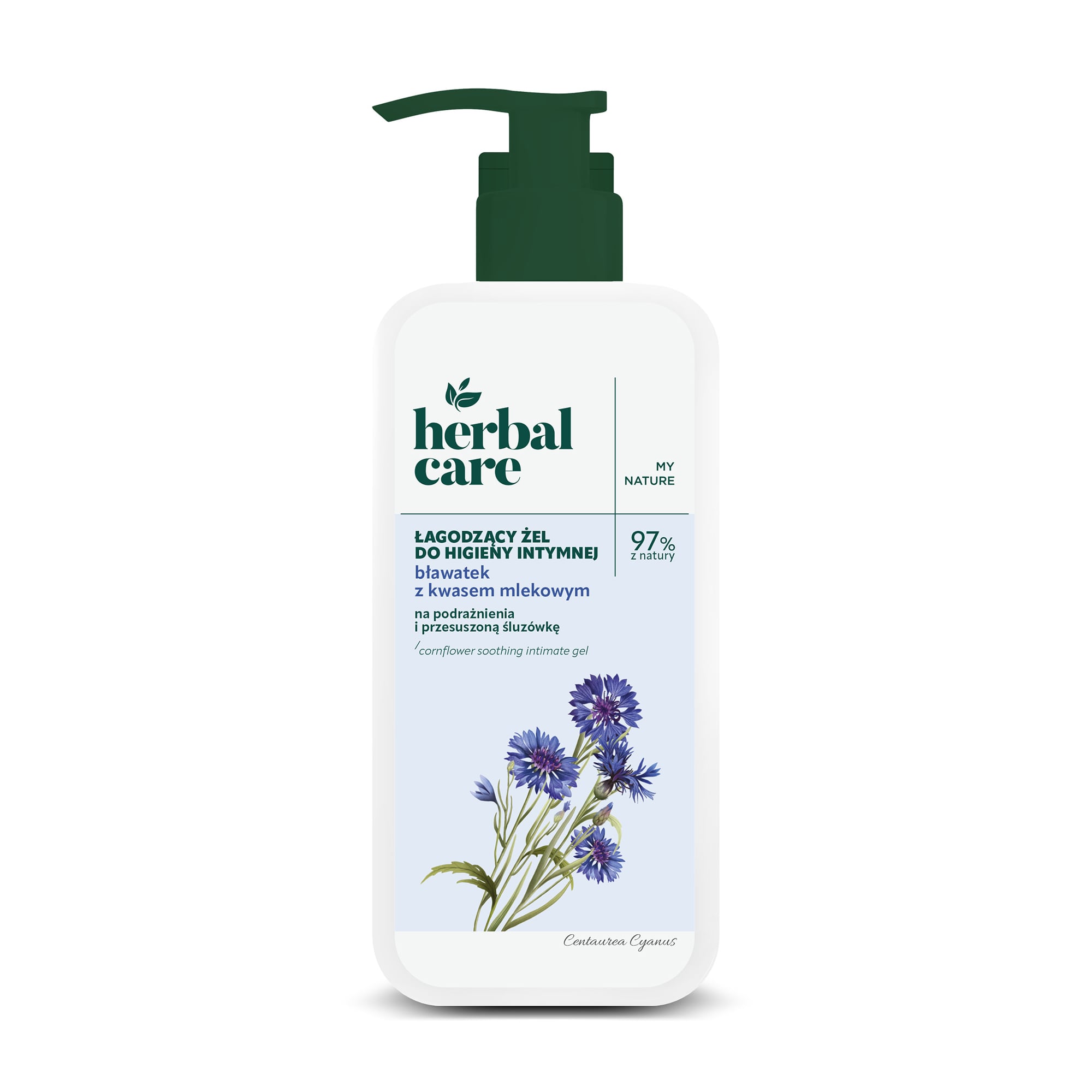 Заспокійливий гель для інтимної гігієни Farmona Herbal Care Cornflower Soothing Intimate Gel, 330 мл